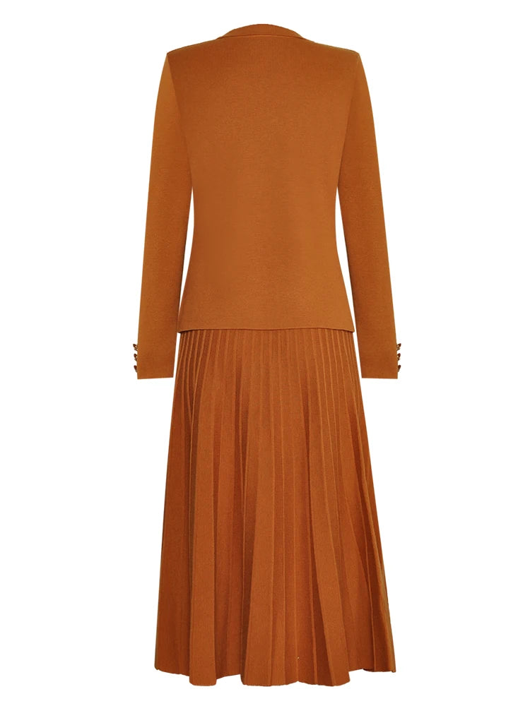 Aurelia Winter Knit Skirts Suit