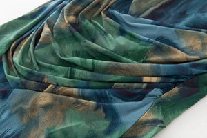 Jayla Sleeveless Beading Button Folds Chinese Style Package Buttocks Dress