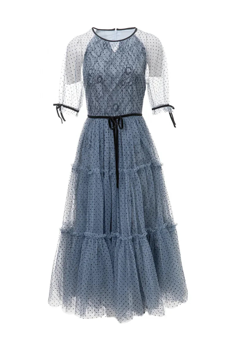 Ashley French Mesh Dress