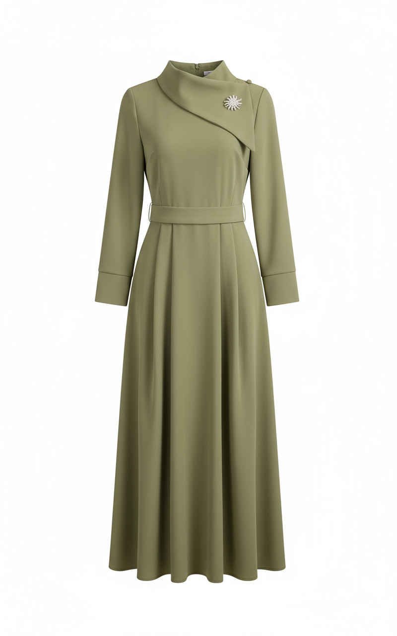 Celine Autumn Midi Dress