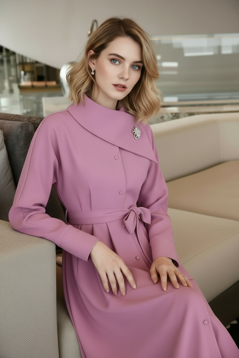 Celine Autumn Midi Dress