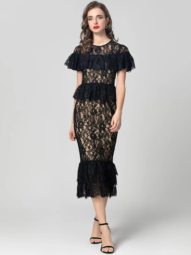 Ginevra Lace Mermaid Dress