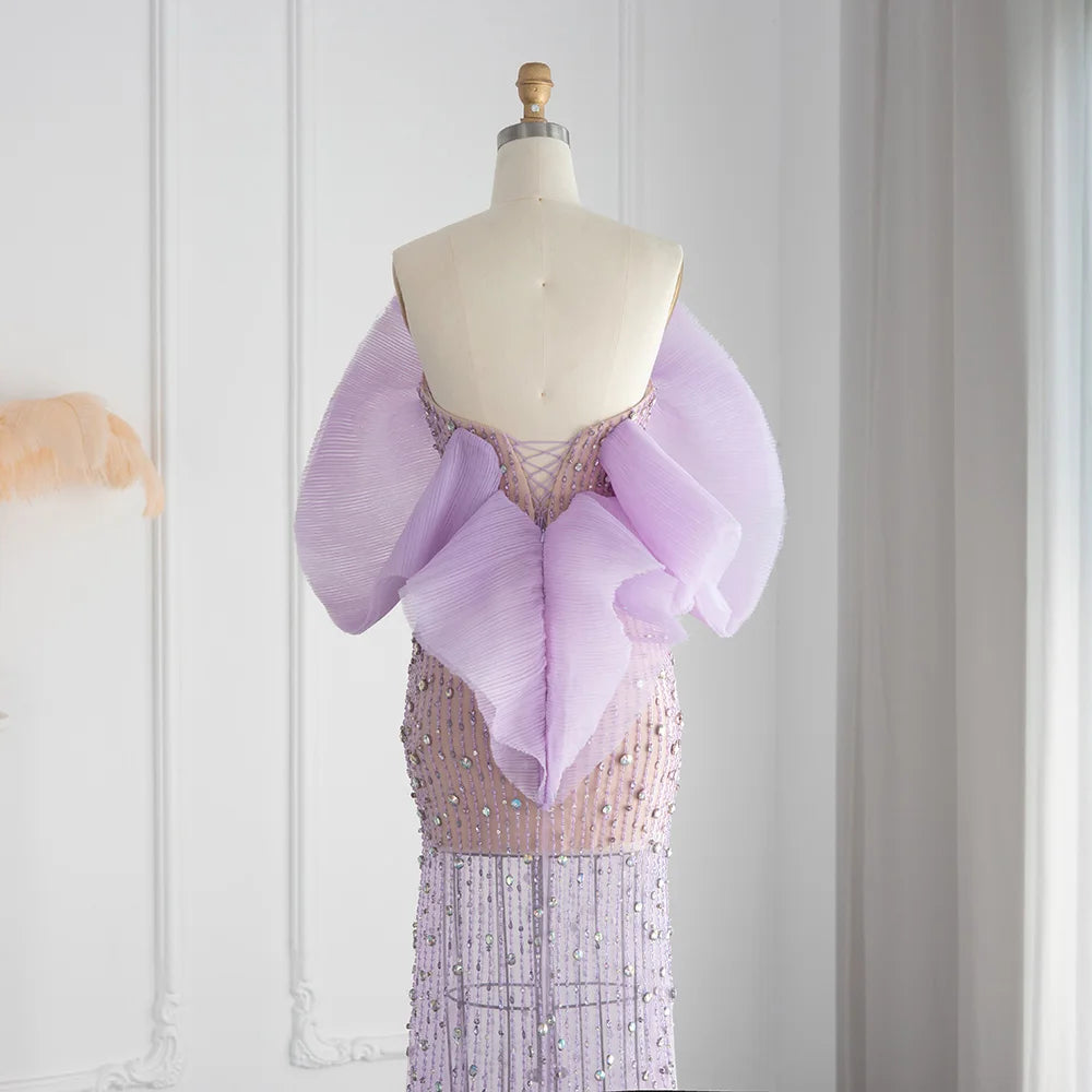 Brighton Luxury  Lilac Evening Dress