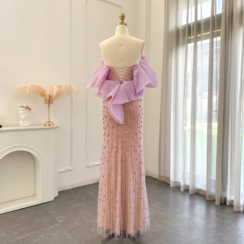 Brighton Luxury  Lilac Evening Dress