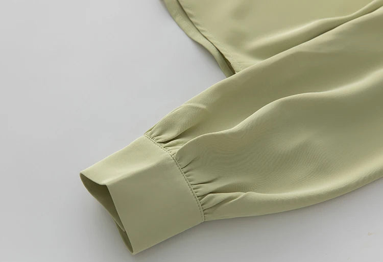 مجموعة قمصان بأكمام طويلة من فيليسيتي + تنورة شبكية مرقعة بالخرز