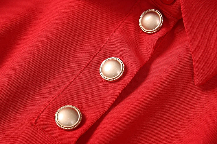 Lorna Belted Short Sleeve Dress