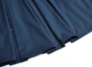 Ayleen Epaulet Lantern Sleeve Double Breasted Shirt + Long Skirt Office Lady 2 Piece Set