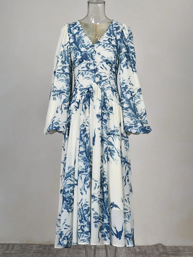 abrielle maxi dress GHOST Abrielle Striped Tiered Maxi Dress