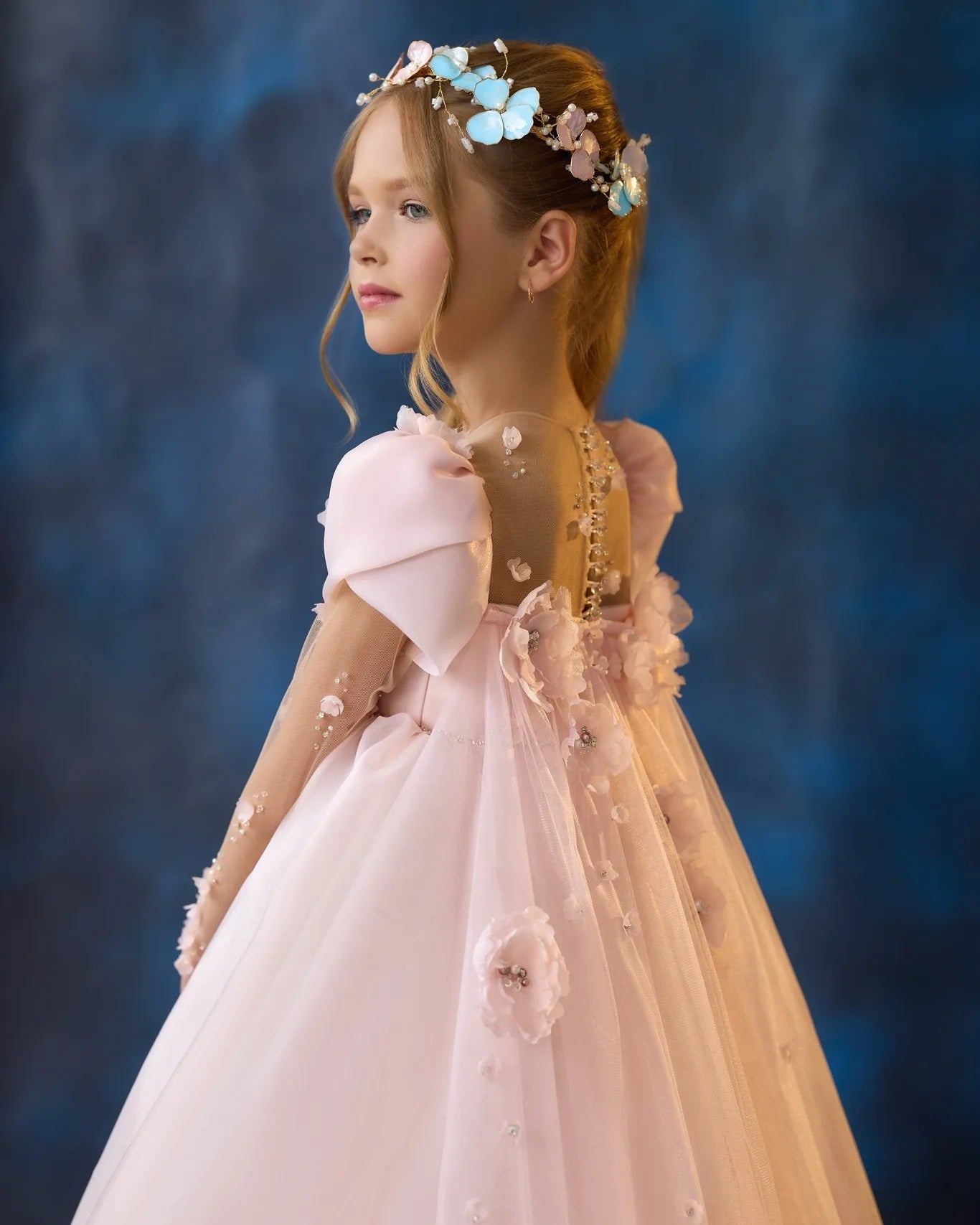 Lella Flower Birthday Party Gown Girl Dress