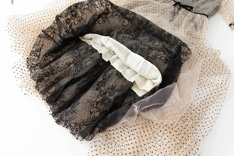 Ashley French Mesh Dress