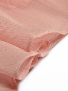Mallory Appliques Sleeveless Tops + Long Skirt Chiffon Two Pieces Set