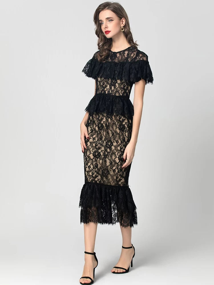 Ginevra Lace Mermaid Dress