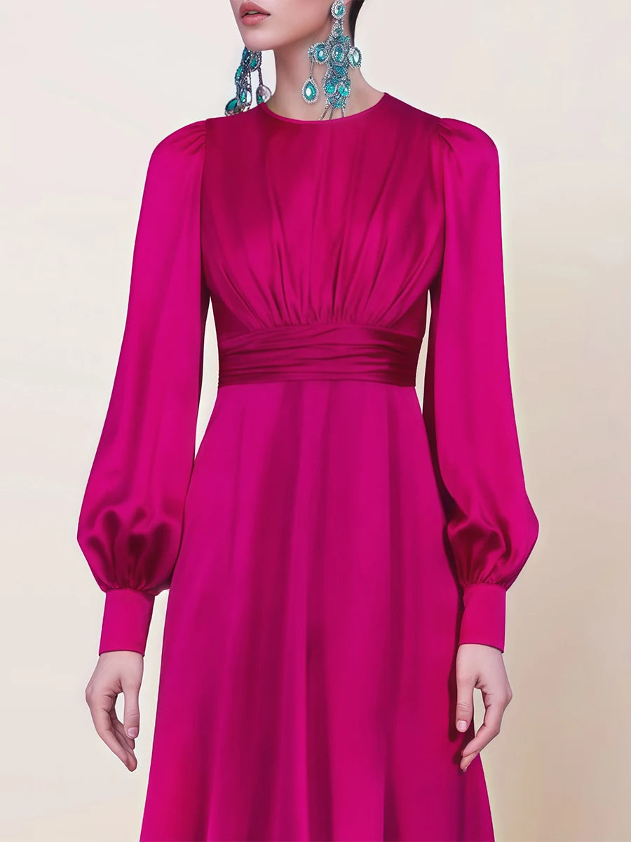 Martina Luxury Satin Dress