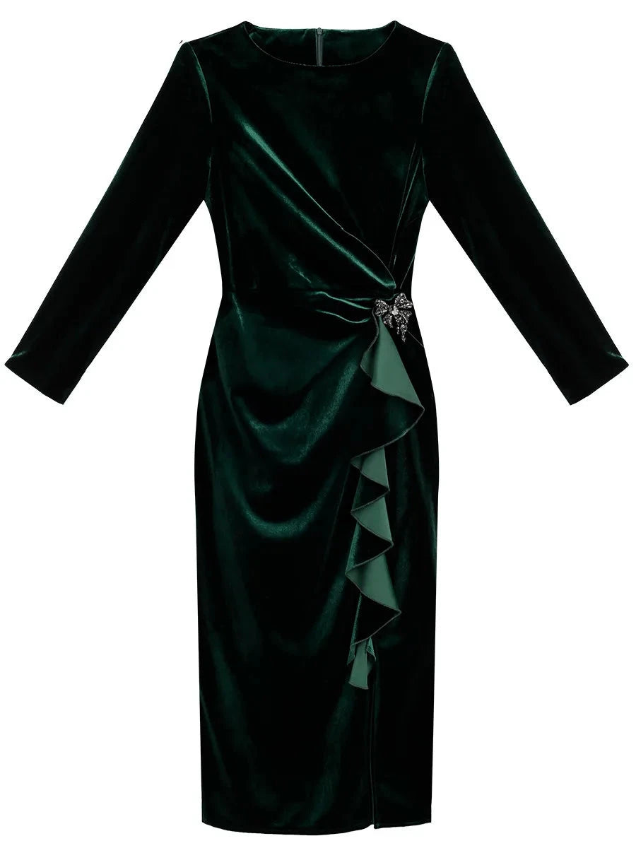 Ariadne Velvet Diamond Dress