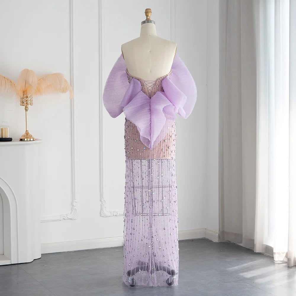 Brighton Luxury  Lilac Evening Dress