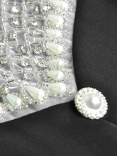 Load image into Gallery viewer, Demetria O-Neck Short Sleeve Crystal Beading Mermaid Dress
