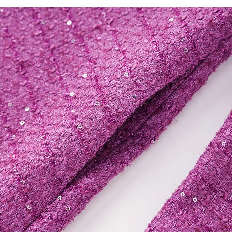 Adah Tweed Woolen Dress