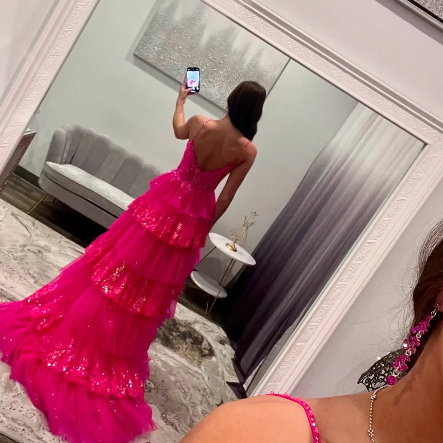 Fatima Sweetheart Sheer Corset Prom Dress