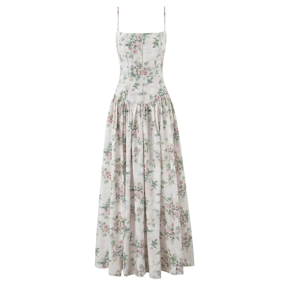 Mya Sexy Spaghetti Straps Floral Print Dress