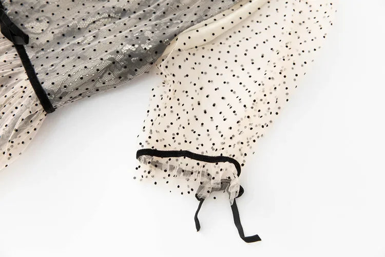 Ashley French Mesh Dress