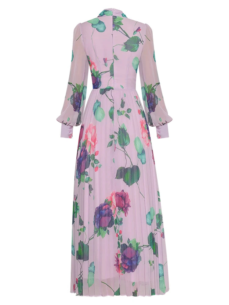 Lennon  Floral Print Elegant Dress