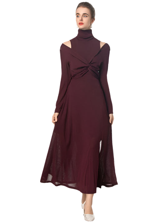 Zuzu Red Elegant Party Dress