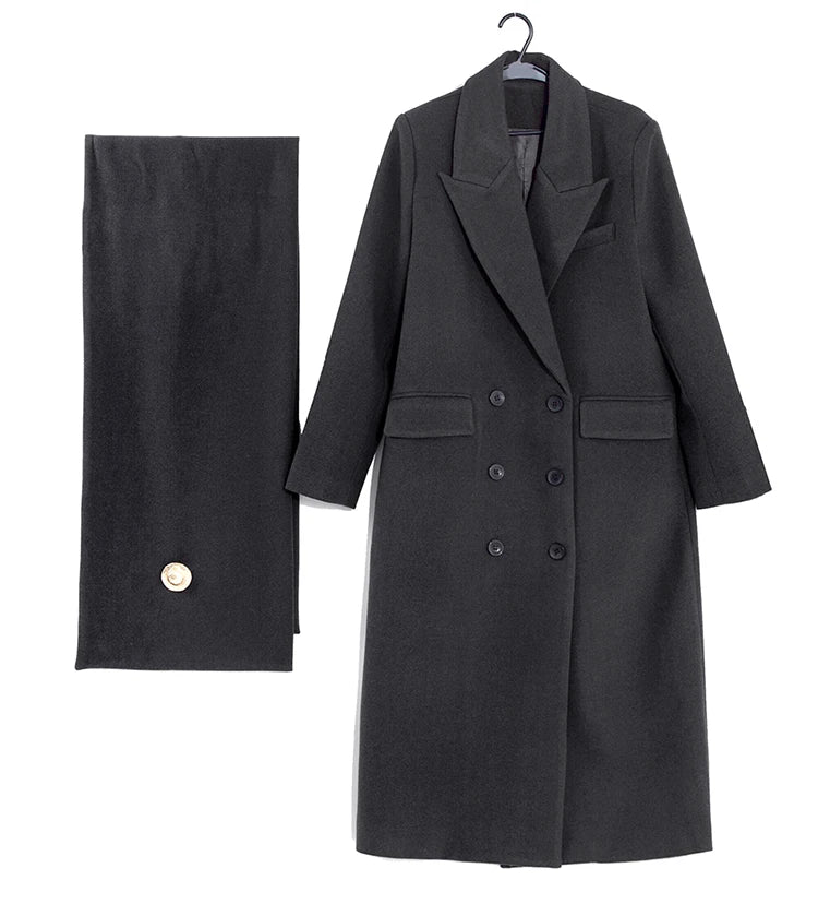 Belen Double-Breasted Coat