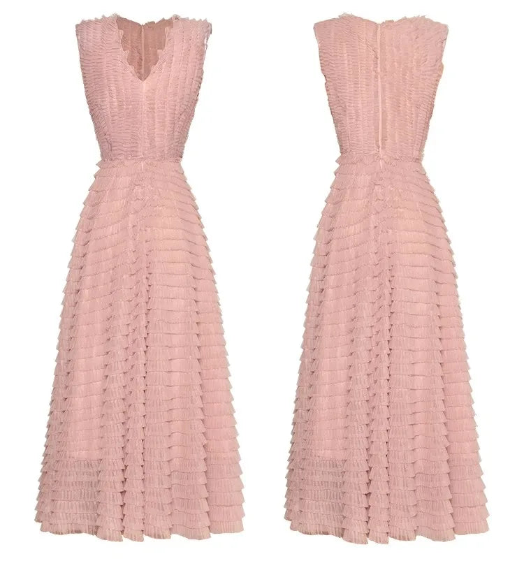 Mali Mesh Long Dress