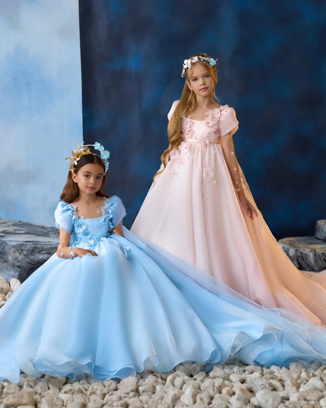 Lella Flower Birthday Party Gown Girl Dress