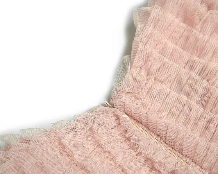 Mali Mesh Long Dress