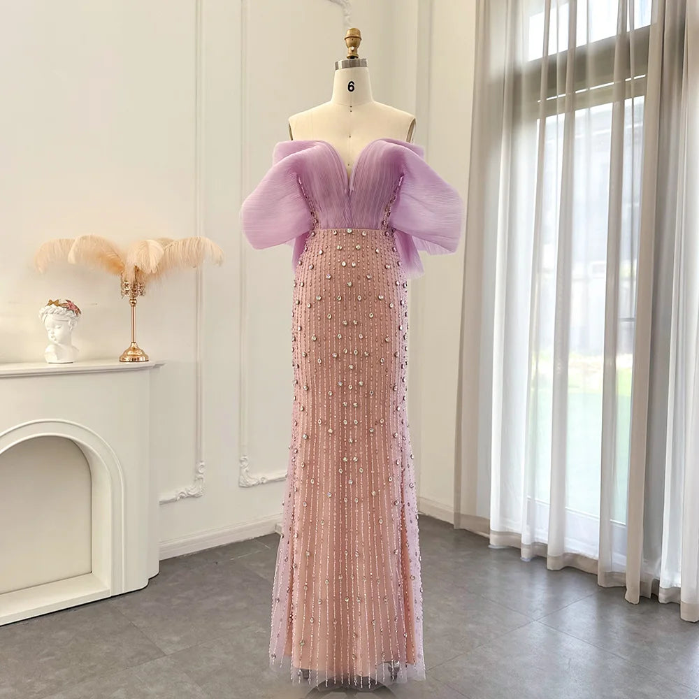 Brighton Luxury  Lilac Evening Dress