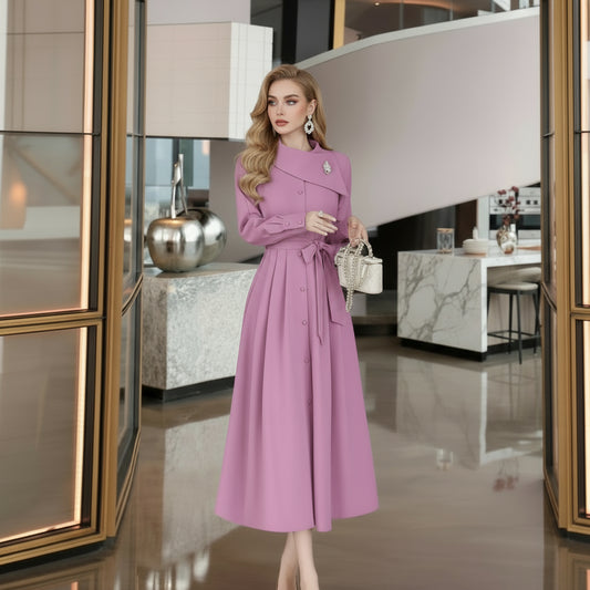 Celine Autumn Midi Dress