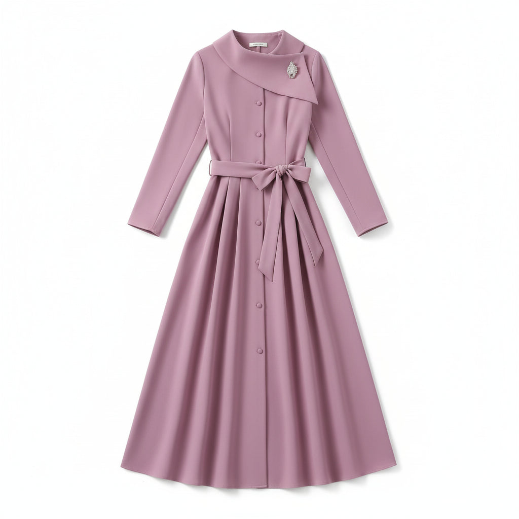 Celine Autumn Midi Dress