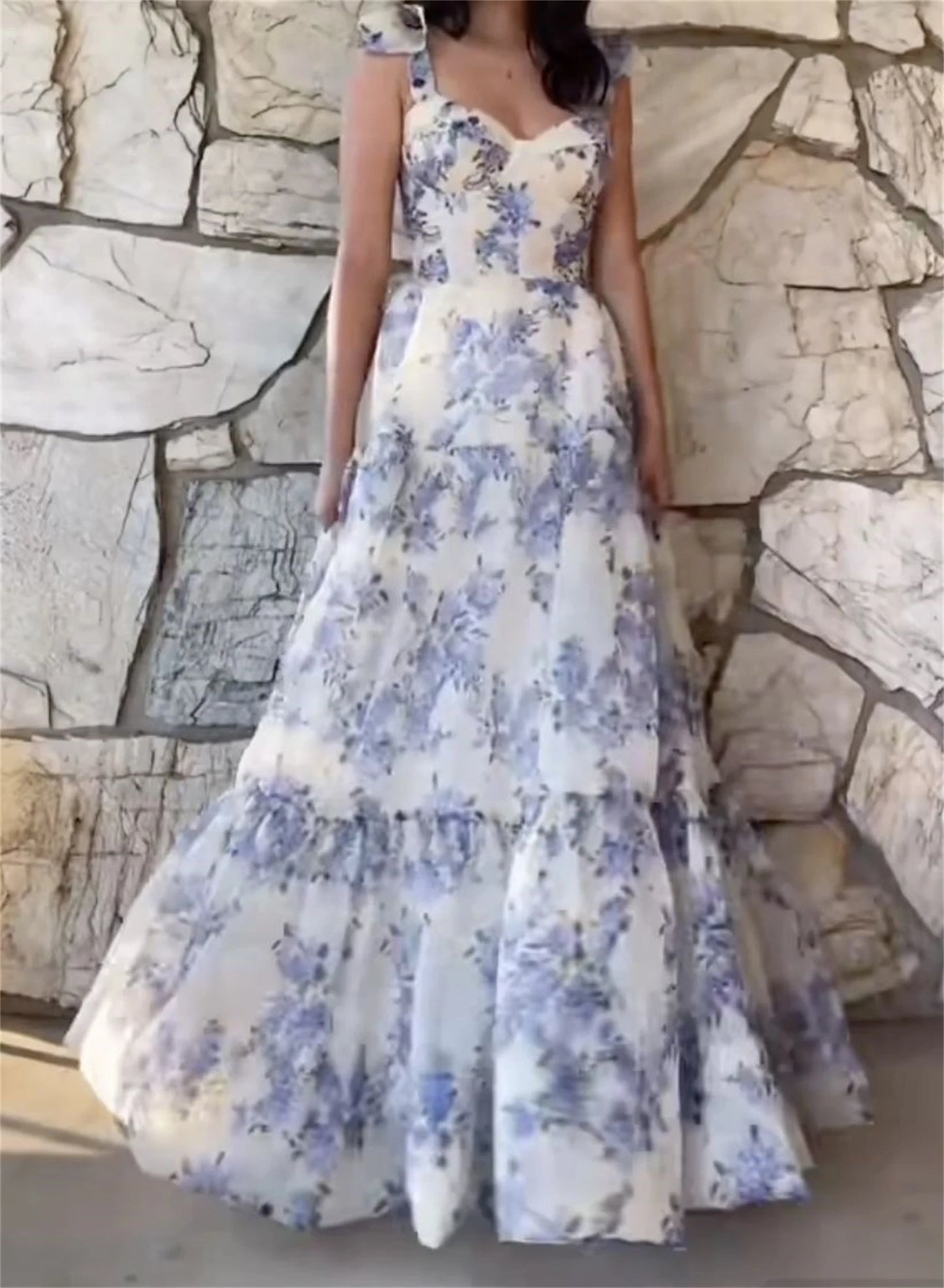 Amanda Organza  Elegant Evening Dress