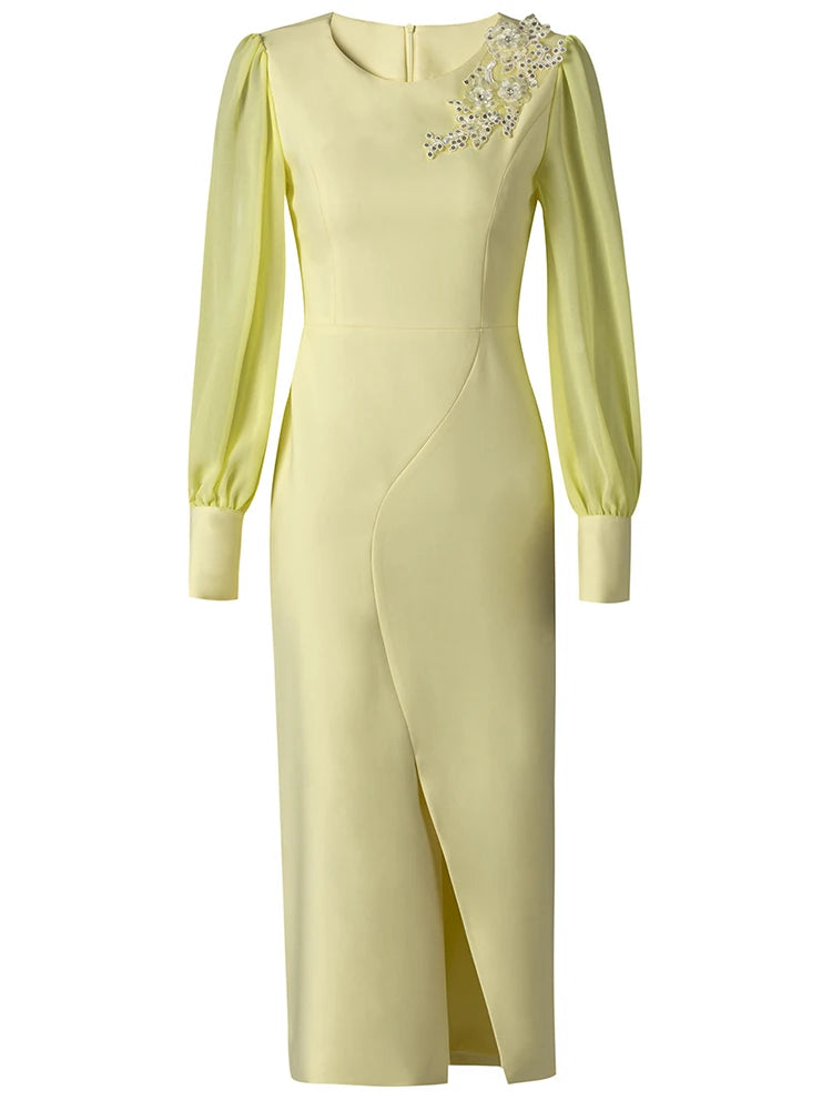 Marie Pink Elegant Party Dress