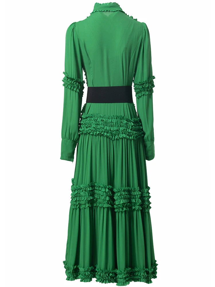 Aurora Green Vintage Dress