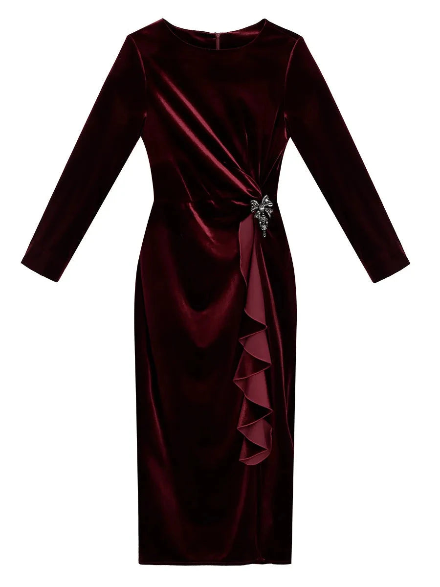 Ariadne Velvet Diamond Dress