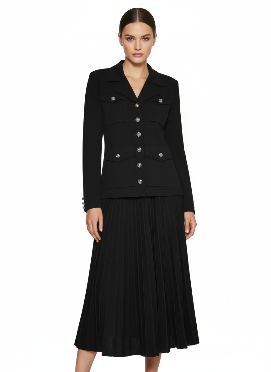 Aurelia Winter Knit Skirts Suit