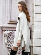 Load image into Gallery viewer, Tasha Woolen Coat New Stand Collar Long Sleeve Women Jacket