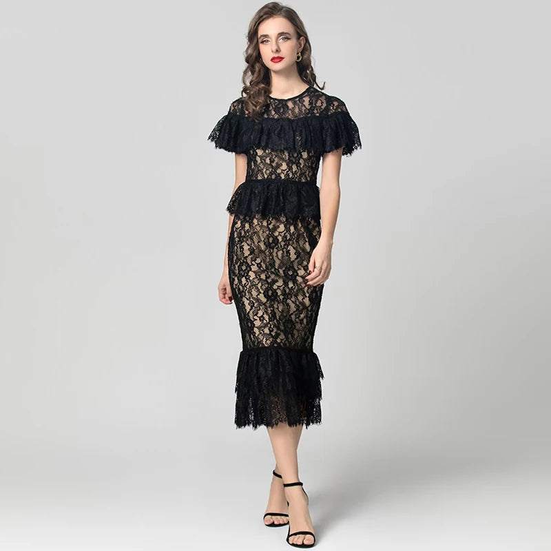 Ginevra Lace Mermaid Dress