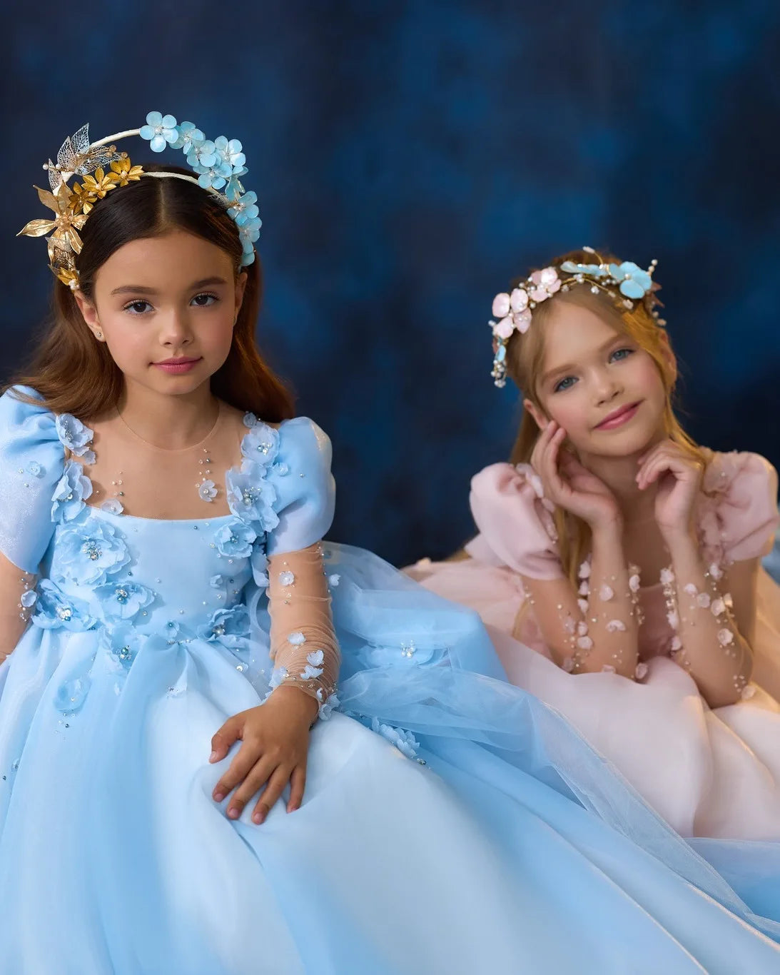Lella Flower Birthday Party Gown Girl Dress