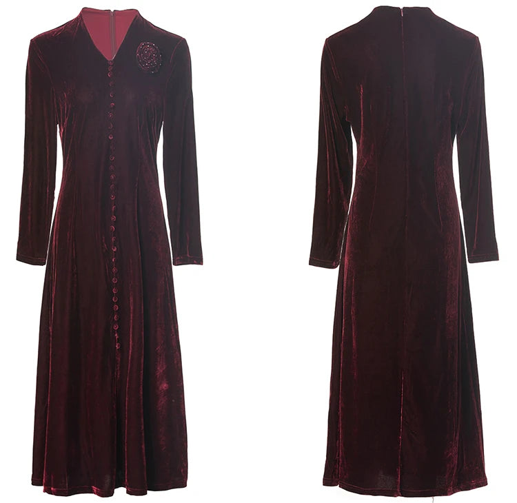 Journi  Vintage Velvet Dress