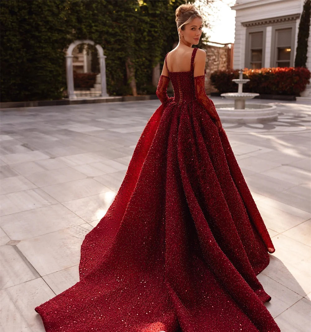 Romina Customized Beads Luxurious Women's Evening Dress