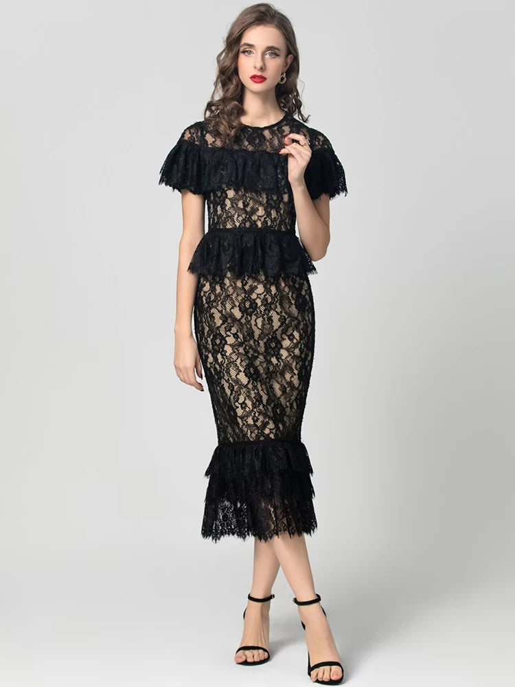 Ginevra Lace Mermaid Dress