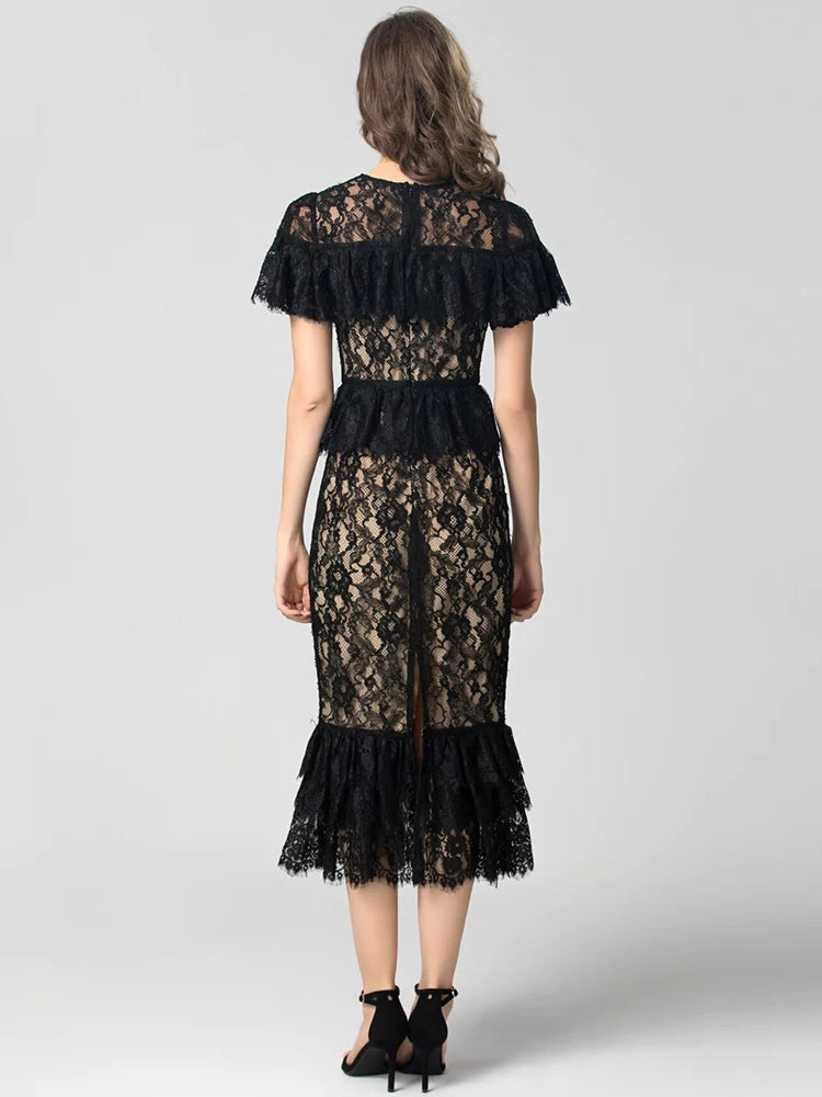 Ginevra Lace Mermaid Dress