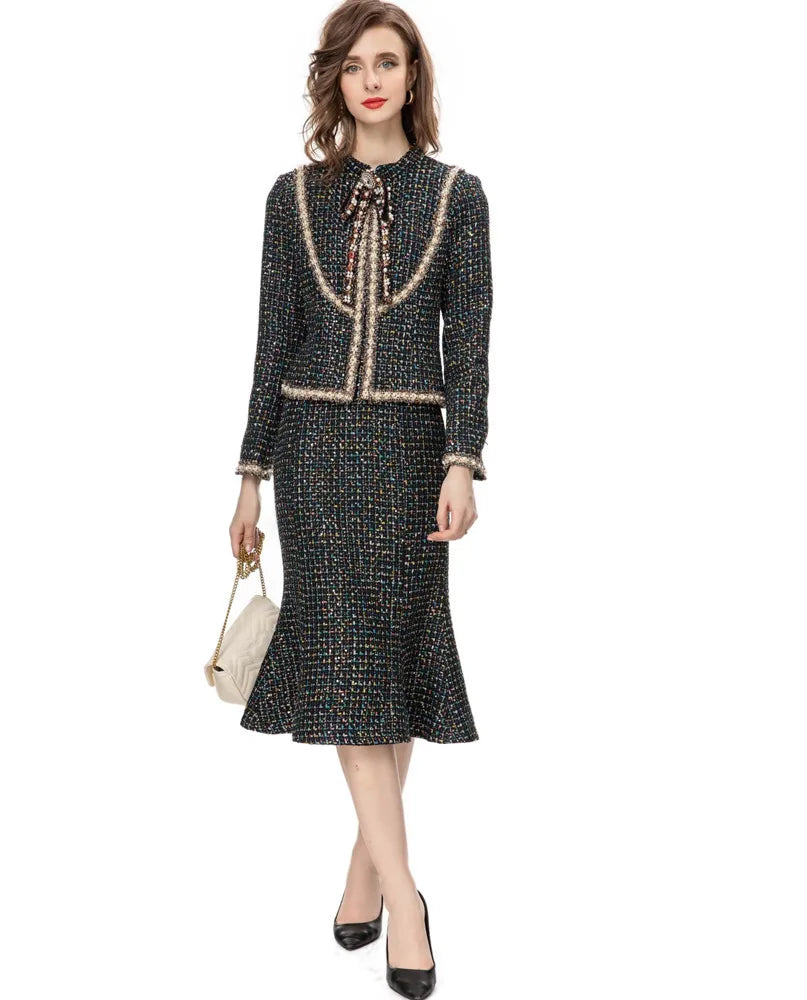 Elisa  2 Piece Tweed Set