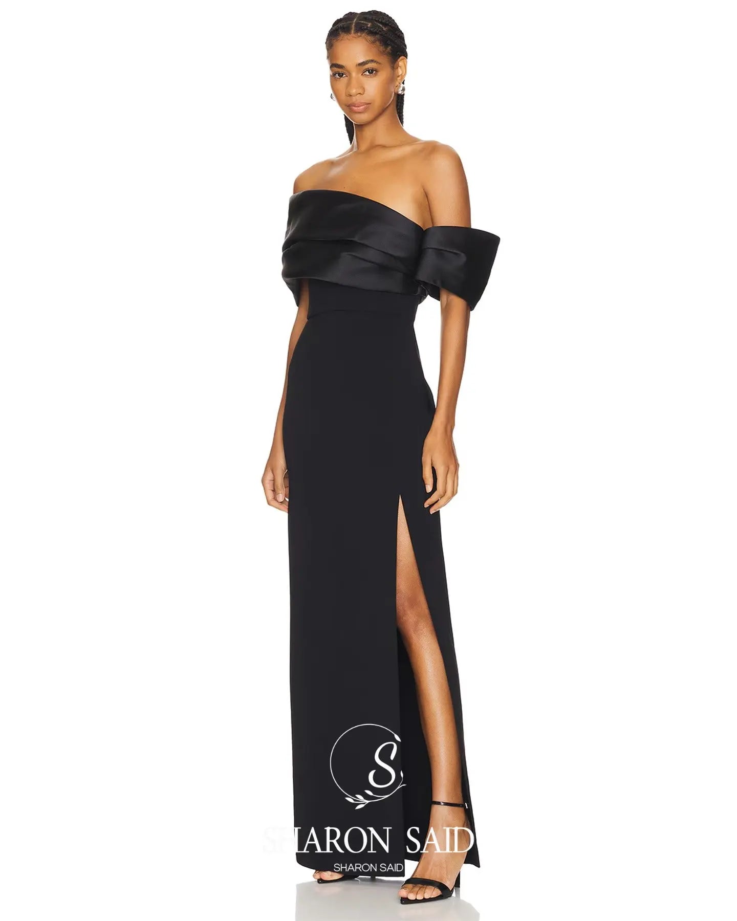 Charissa Dubai Evening Dress with High Side Slit