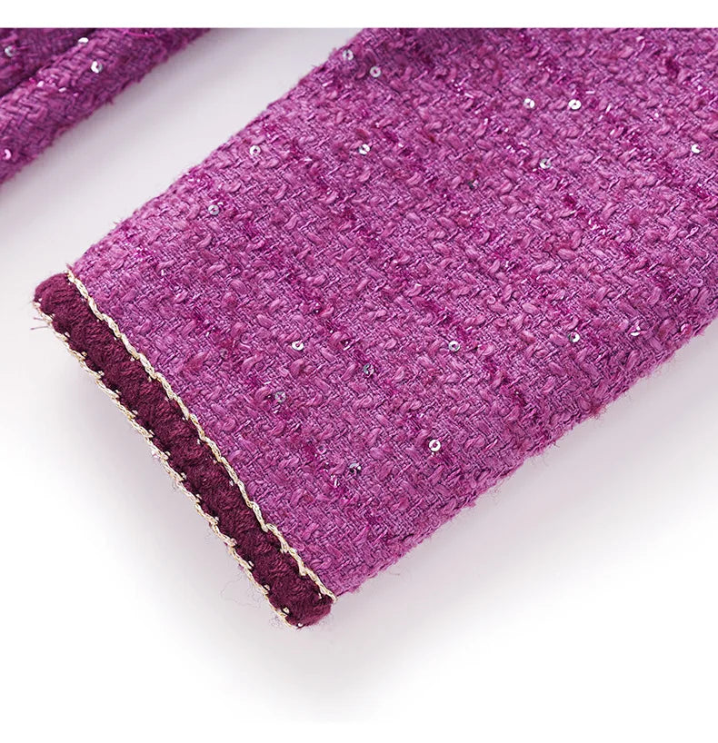 Adah Tweed Woolen Dress