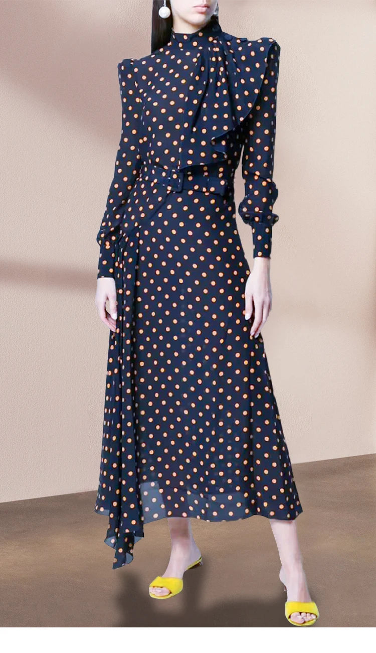 Alyson Polka Dot Print Dress