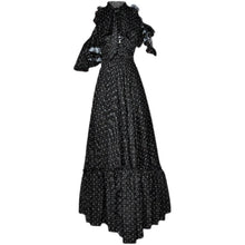 Load image into Gallery viewer, Lyric Off Shoulder Ruffles Elegant Polka dot Print Long Party Dress